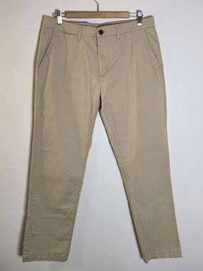Tailor Vintage Tan khaki straight leg casual Pants Size 34x30  Classic Fit